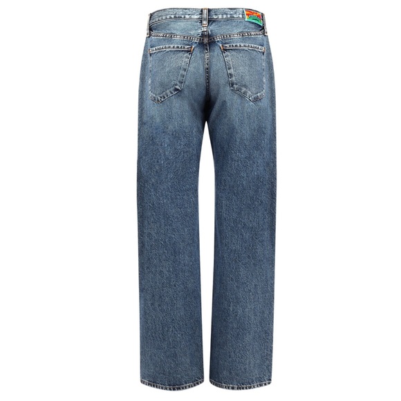 NWT Daily Blue by AG Mid Wash Jeans Style Love Pleated Straight Leg Sizes 27/31 - Picture 2 of 14